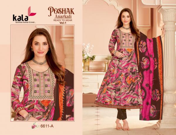 Kala Poshak Vol-1 – Anarkali Style Kurti Pant With Dupatta